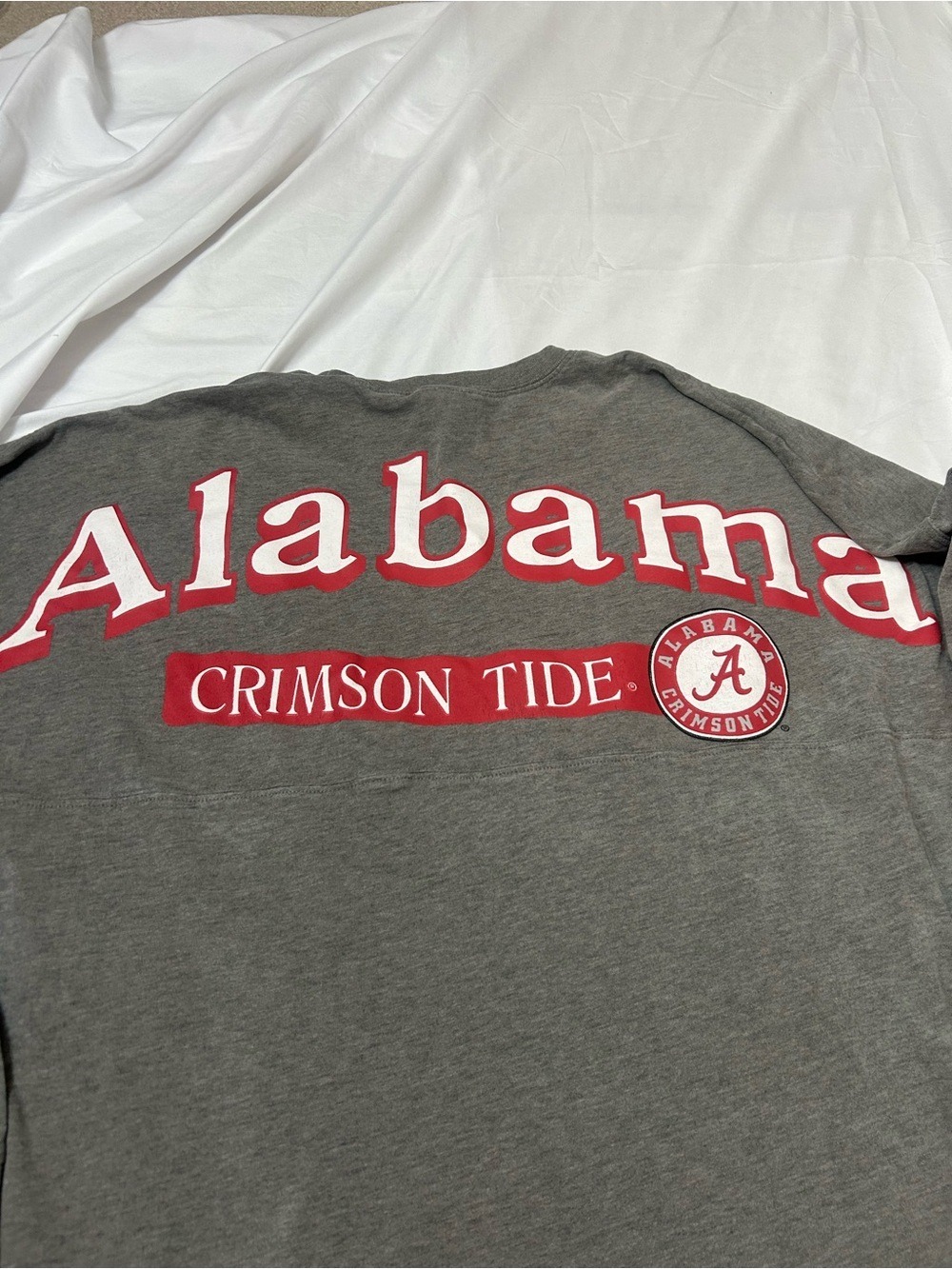 Knights Apparel Alabama Crimson Tide L Long Sleeve  Women’s Collegiate Oversized - Picture 14 of 14
